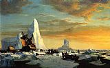 William Bradford Whalers Trapped by Arctic Ice painting